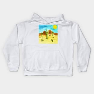 Saguaro cactus as seen in the Saguaro National Park in Arizona Kids Hoodie